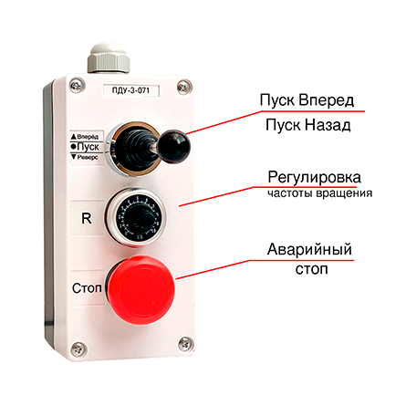 пульт для токарного станка ПДУ-3-071 функциональное описание